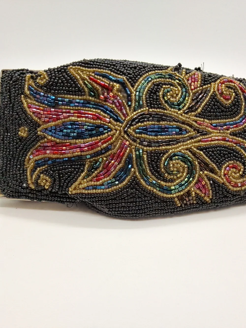 1950's L. Regale Beaded Coin Purse/Cigarette Case/Glasses Holder